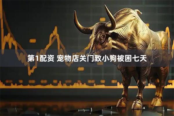 第1配资 宠物店关门致小狗被困七天