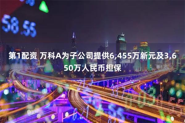 第1配资 万科A为子公司提供6,455万新元及3,650万人民币担保